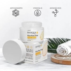 Crema facial de arroz Bioaqua