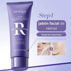 Jabón facial Antienvejecimiento retinol Bioaqua