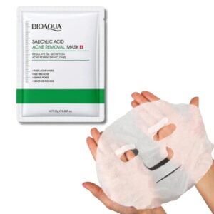 Mascarilla en velo facial calmante de ácido salicílico Bioaqua