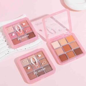Paleta de sombras x 9 tonos nude