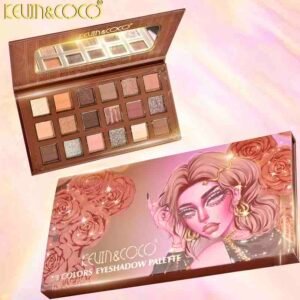 Paleta de sombras kevin&coco 18 tonos